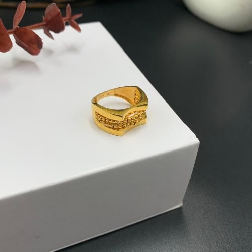 خاتم بحريني عيار 21 ذهب صافي