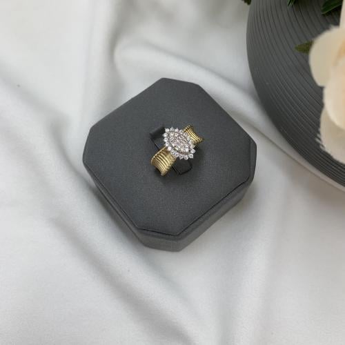 خاتم إيطالي تصميم الألماس عيار 18