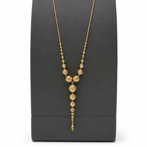 Lazurde rosary, 21 carat pure gold, weight 19.47