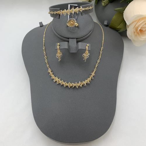 طقم إيطالي عيار 18 ذهب صافي مكس اللوان آلذهب الوزن...