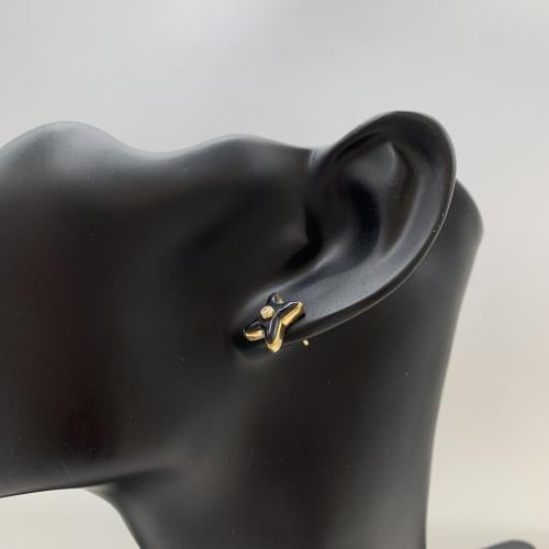 حلق ايطالي باللون الاسود عيار 18 الوزن 2.6