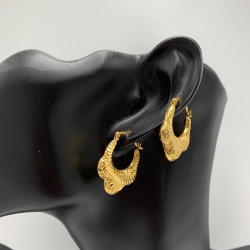 حلق دائري عيار 21 ذهب صافي