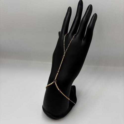 كف ذهب عيار 21 وزن 2.55 جرام بتصميم ناعم أنيق