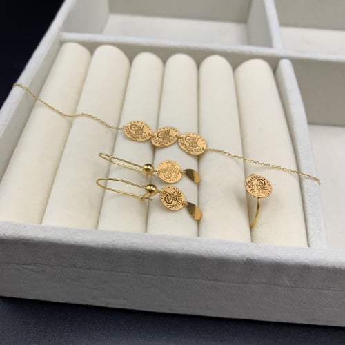 طقم الجنيهات عيار 21 ذهب صافي الوزن 10.4