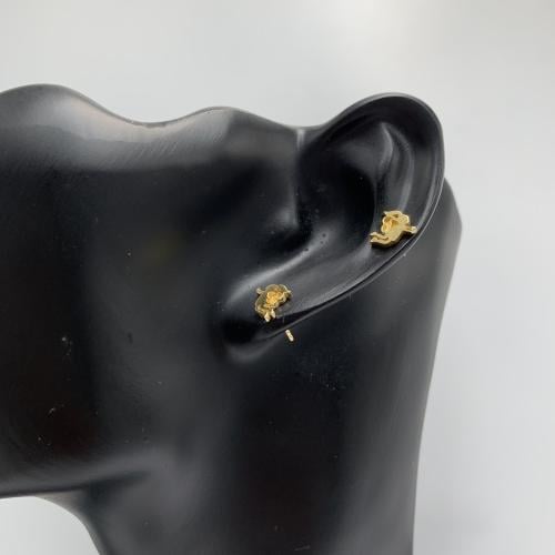 حلق ناعم إيطالي عيار 18 ذهب صافي