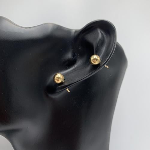 حلق إيطالي عيار 18 ذهب صافي