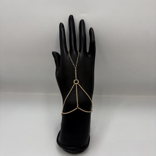 كف ذهب عيار 21 وزن 2.5 جرام بتصميم عقدة ناعمة