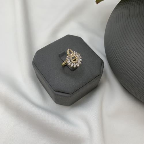 خاتم تصميم الألماس عيار 18