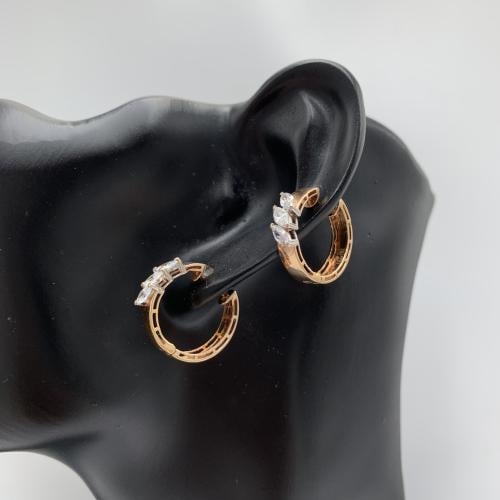 حلق إيطالي ذهب روز قولد عيار 18