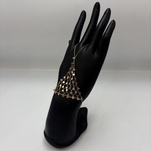 كف ذهب عيار 21 وزن 2.9 جرام بتصميم سلاسل متدرجة