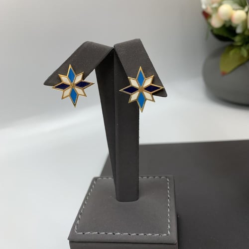 طقم إيطالي ذهب صافي فقط مجرد لون عيار 18 الوزن 15....