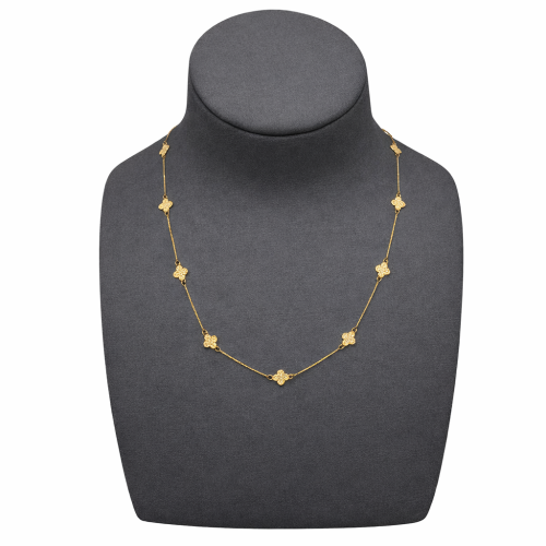 عقد ناعم عيار 18 ذهب صافي الوزن 1.3