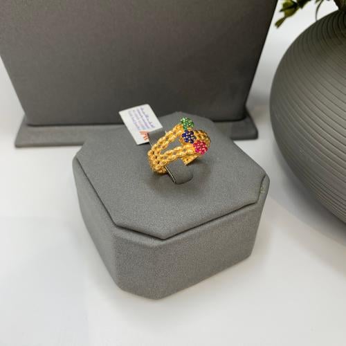 خاتم بحريني بتصميم مميز عيار 21