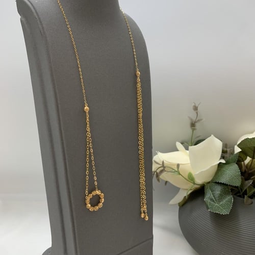 طقم بحريني عيار 21 ذهب صافي الوزن 12.3