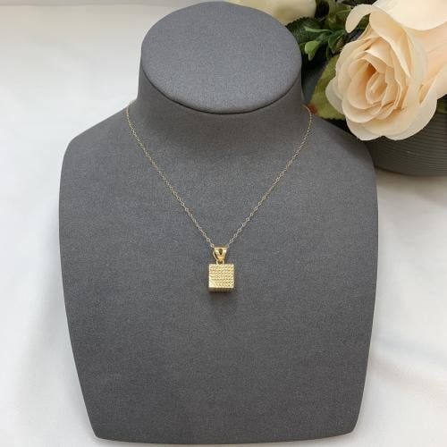 تعليقه إيطالي المربع ذهب صافي عيار 18