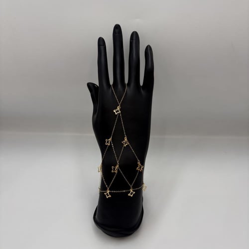 كف ذهب عيار 21 وزن 1.91 جرام بتصميم أنثوي فاخر