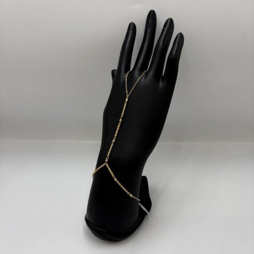 كف ذهب عيار 21 وزن 1.83 جرام بتصميم متدرج ناعم