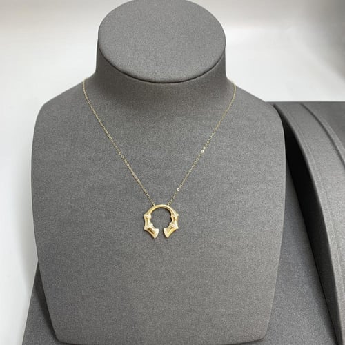 طقم إيطالي ناعم تصميم الألماس عيار 18 الوزن 7.1