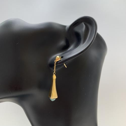 حلق ايطالي باللون البحري عيار 18 الوزن 4.7