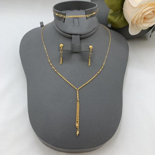 طقم بحريني عيار 21 ذهب صافي الوزن 6