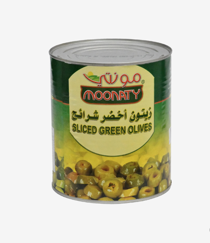 زيتون اخضر شرائح مونت ي 3 كجم