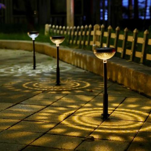 Solar-powered garden lighting 47cm