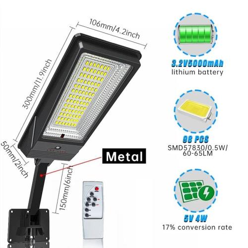 Solar energy flashlight 900 candles