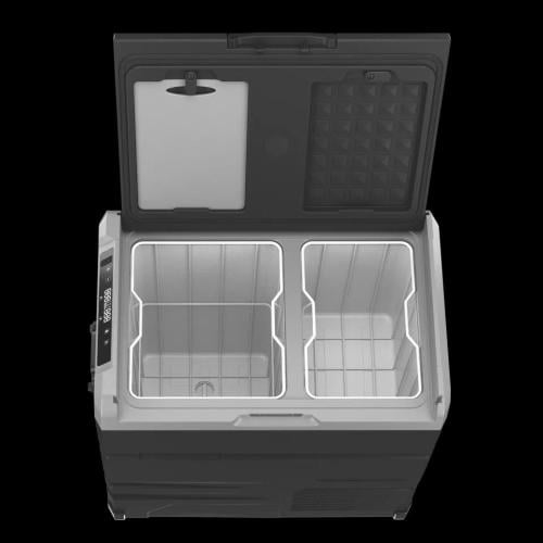 12V 24V refrigerator with two sections, size 45 riyals ailpecool
