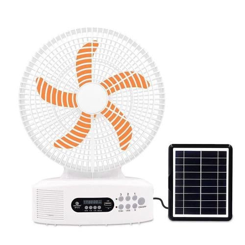 Solar energy fan
