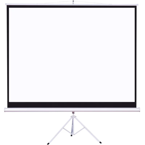 Portable projector display screen, three-legged stand, 240x240cm