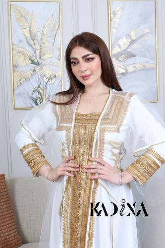 جلابيه انوار مع تطريز مميز