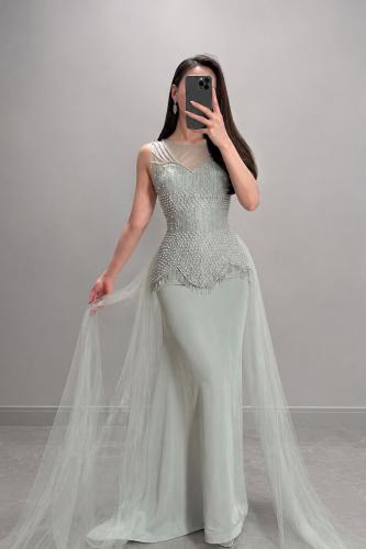 Nada Pearl Evening Dress