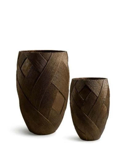 مركن زرع خارجي حجم كبير جي ارسي جولد 101635