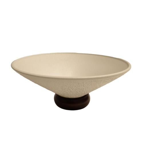 صحن سيراميك فاخر بلون بيج