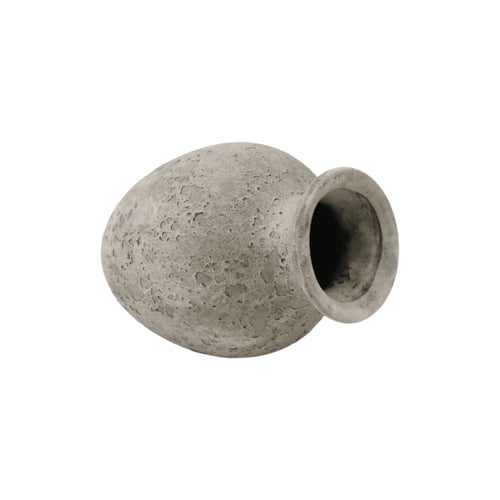 مزهرية سيراميك فاخره باللون الأخضر الهادئ للديكور...