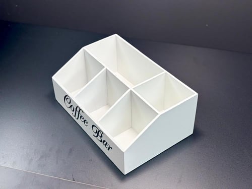 كوفي بار صغير أبيض مع كتابةCOFFE BAR -BM243494