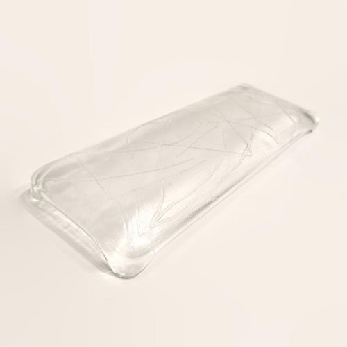 صينية تبسي تقديم من الزجاج الشفاف