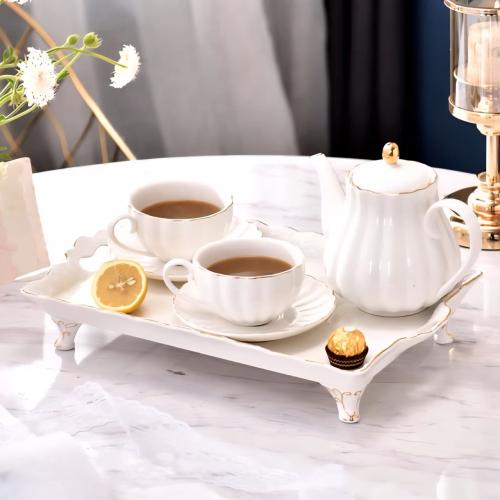 صينية تبسي تقديم من السيراميك الفاخر