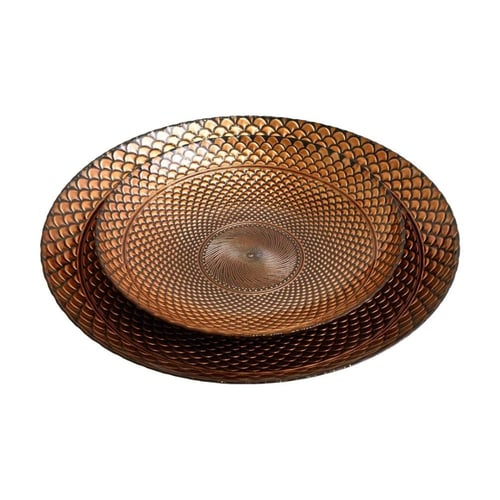 صينية تبسي تقديم تركي متعدد المقاسات برونز اسود