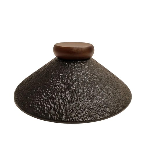 صحن سيراميك فاخر بلون برونز