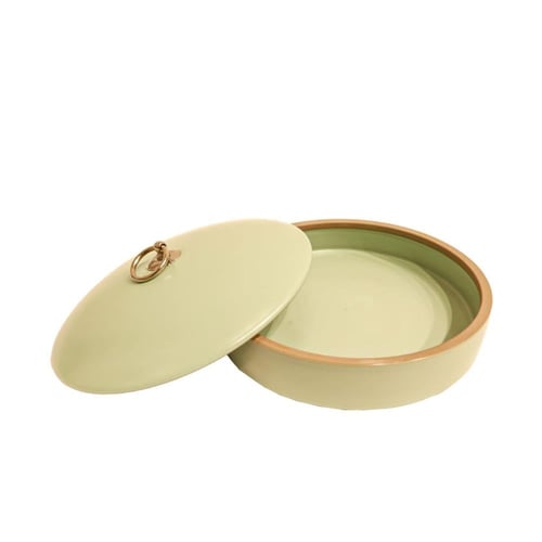 حافظة من السيراميك الفاخرة لون اخضر