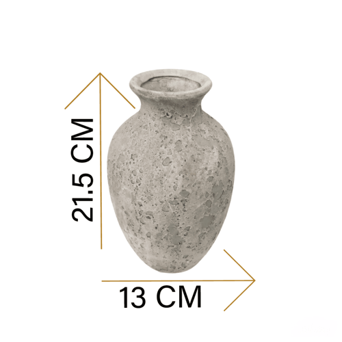 مزهرية سيراميك فاخره باللون الأخضر الهادئ للديكور...