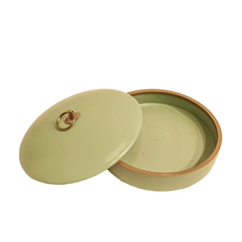 حافظة من السيراميك الفاخرة لون اخضر