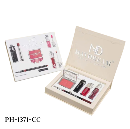 طقم بيج ارواج+جلوس+محدد شفايف + احمر خدود بودرة MA...