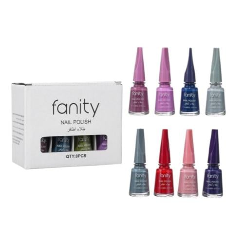 مجموعة طلاء الأظافر Fanity – ألوان جريئة لإطلالة ت...