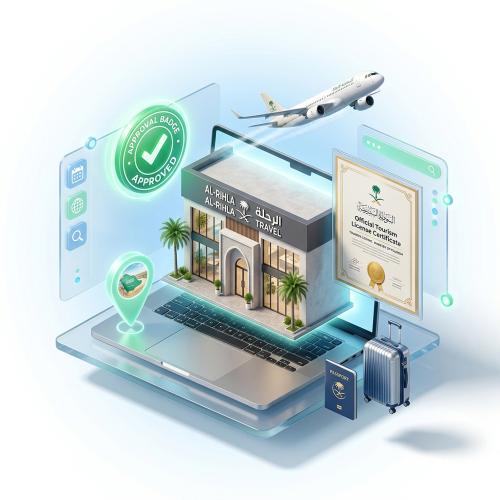 اصدار ترخيص السفر والسياحة