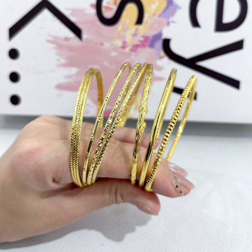 أساور ذهبية 24ق نسائية فاخرة