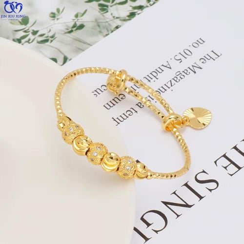 أساور ذهبية 24ق – أحدث التصاميم