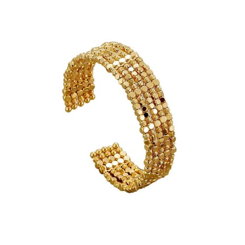 أساور نحاس عصرية مفتوحة