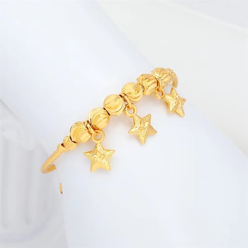 أسورة ذهبية 24ق قابلة للتعديل للأطفال